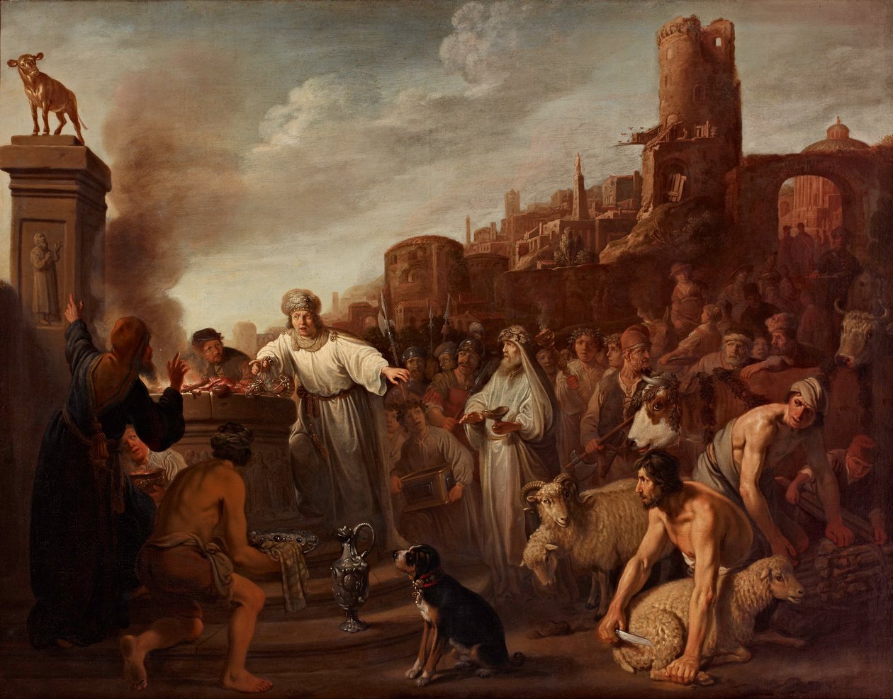 Sacrifício de Jeroboão de Claes Moeyaert