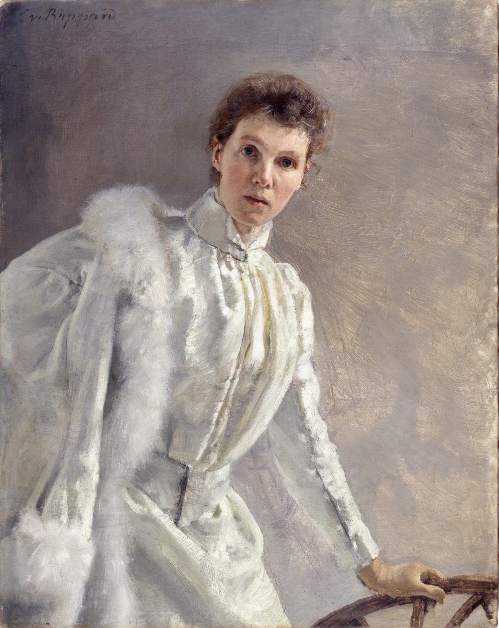 Auto-retrato, 1894. de Clara von Rappard