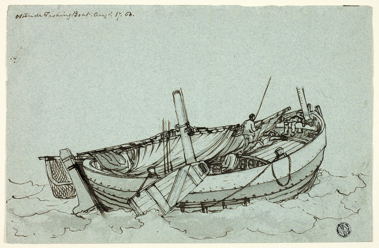 Barco de Pesca Ostende de Clarkson Stanfield