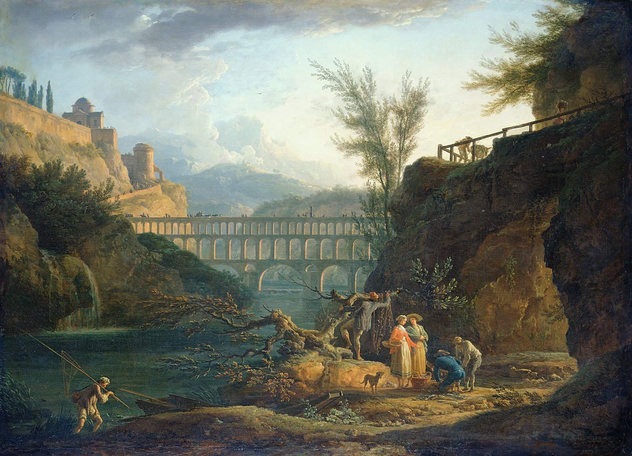 Meio-dia, 1760 de Claude Joseph Vernet