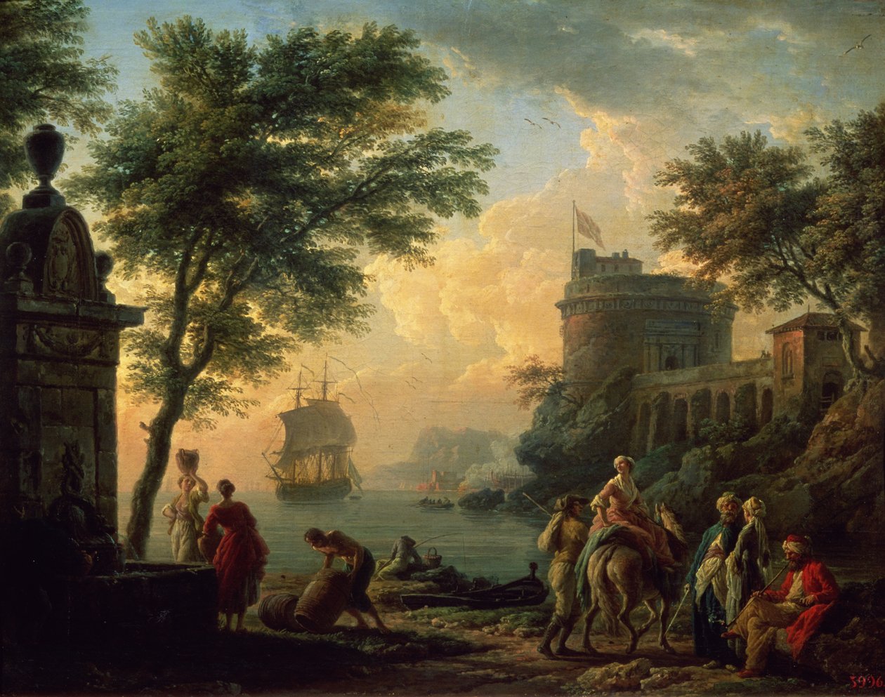 Porto, 1763 de Claude Joseph Vernet