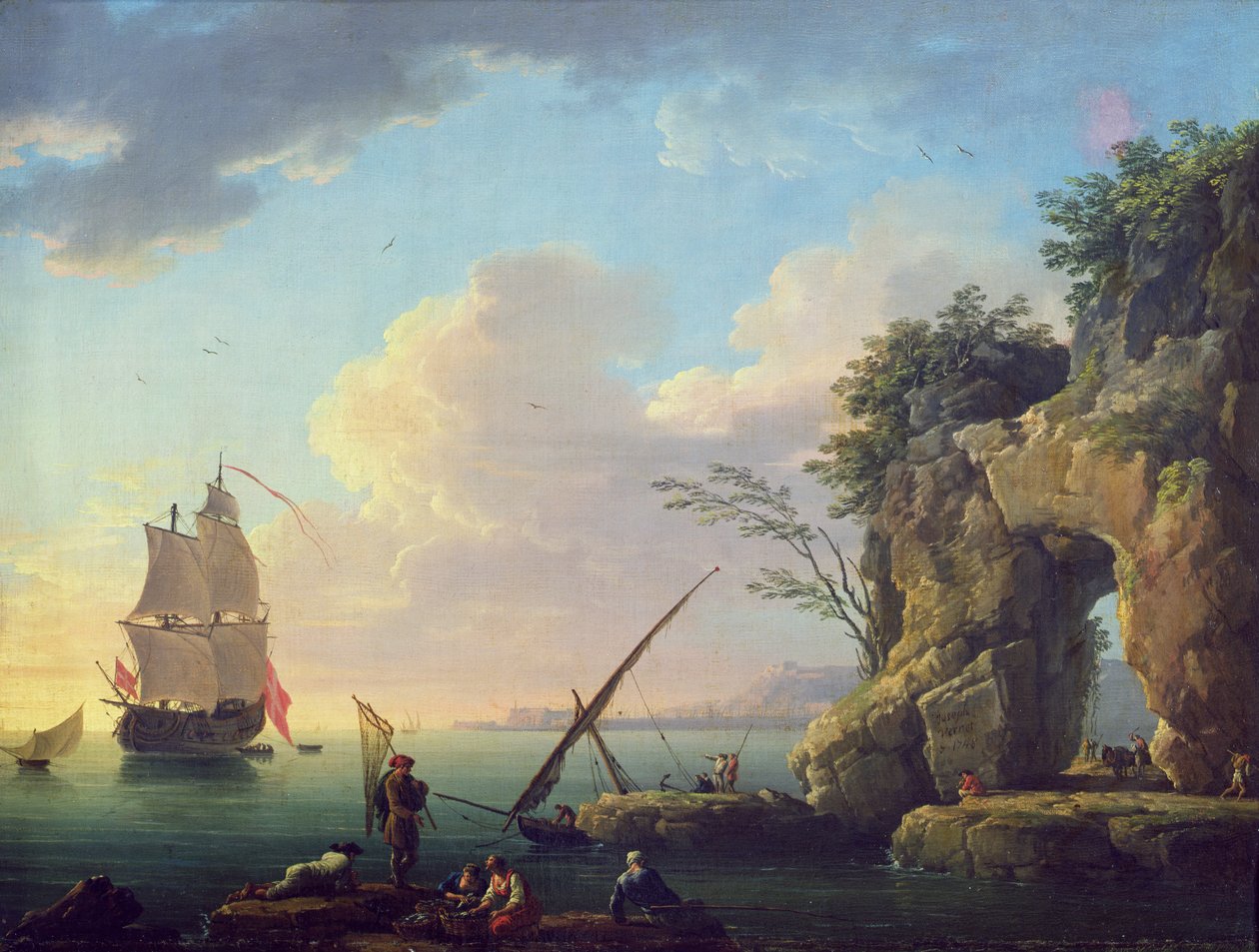 Seascape, 1748 de Claude Joseph Vernet