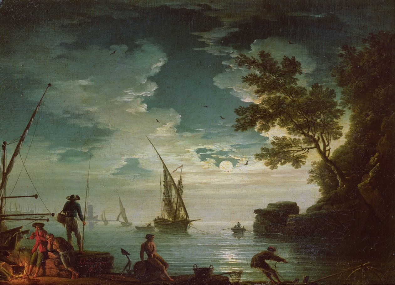 Seascape, luar, 1772 de Claude Joseph Vernet