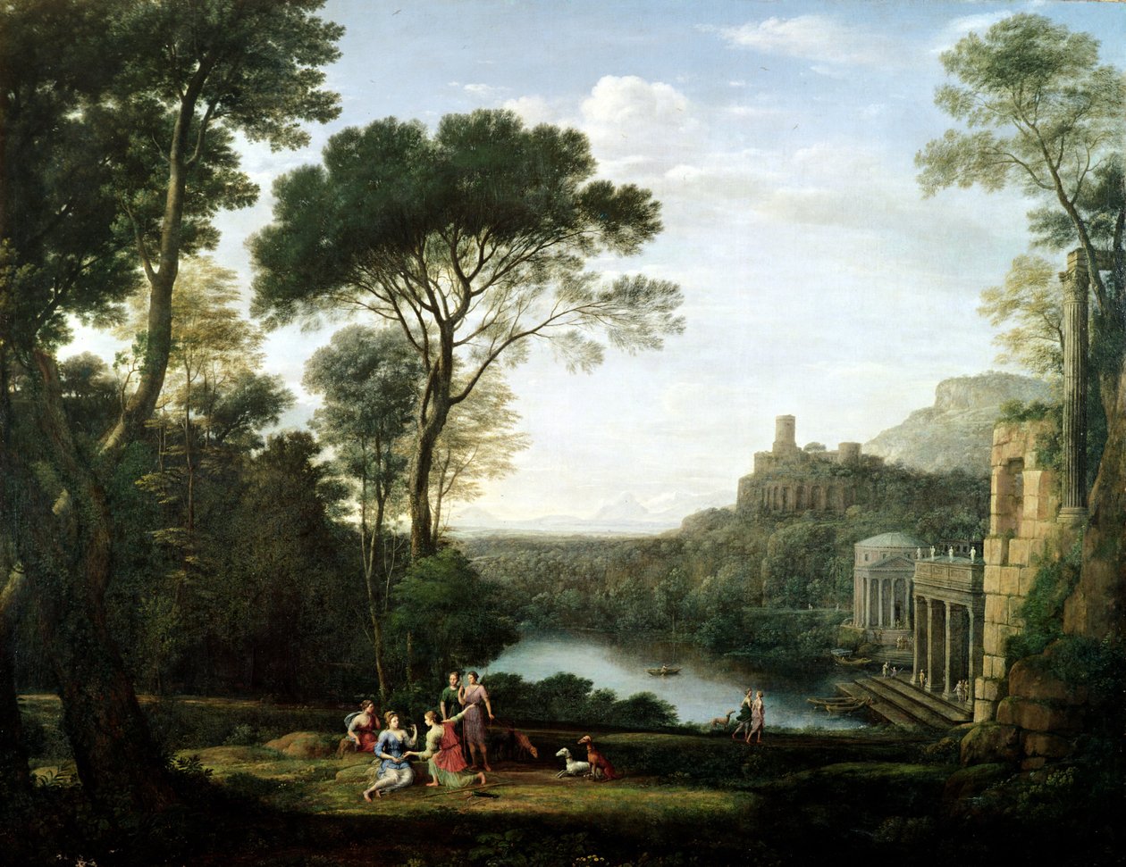 Paisagem com a ninfa Egeria de Claude Lorrain