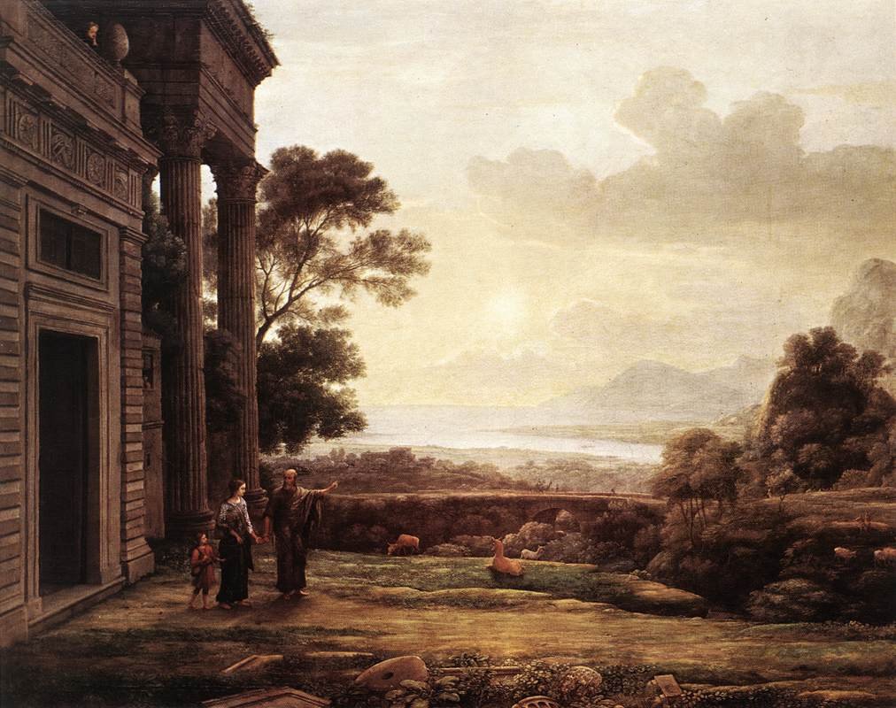 A Expulsão de Agar de Claude Lorrain