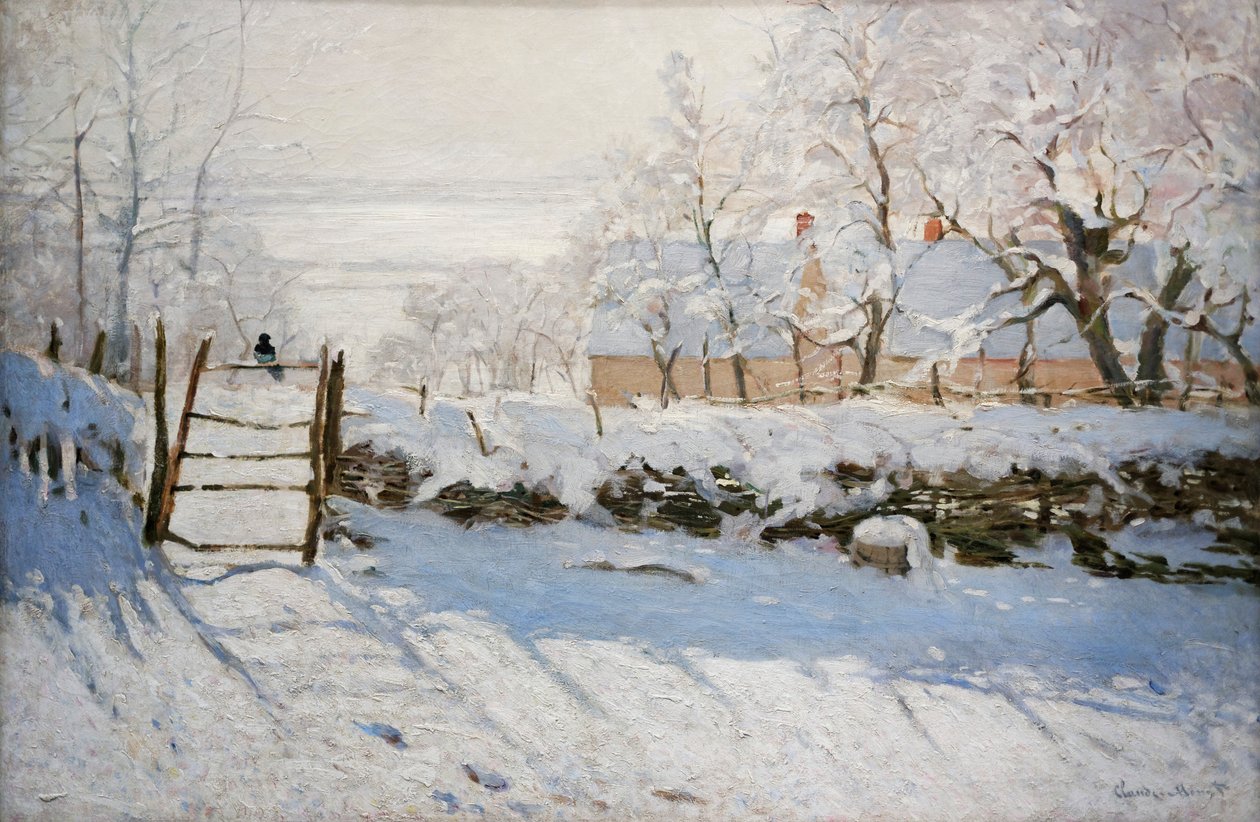The PienThe Magpie de Claude Monet