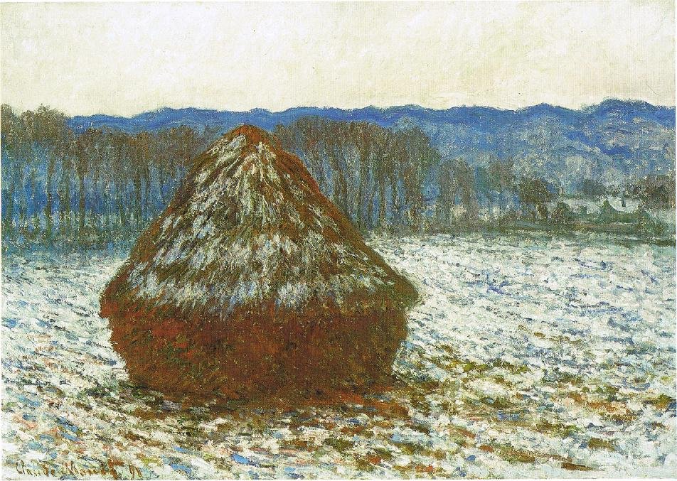 Pilha de trigo de Claude Monet