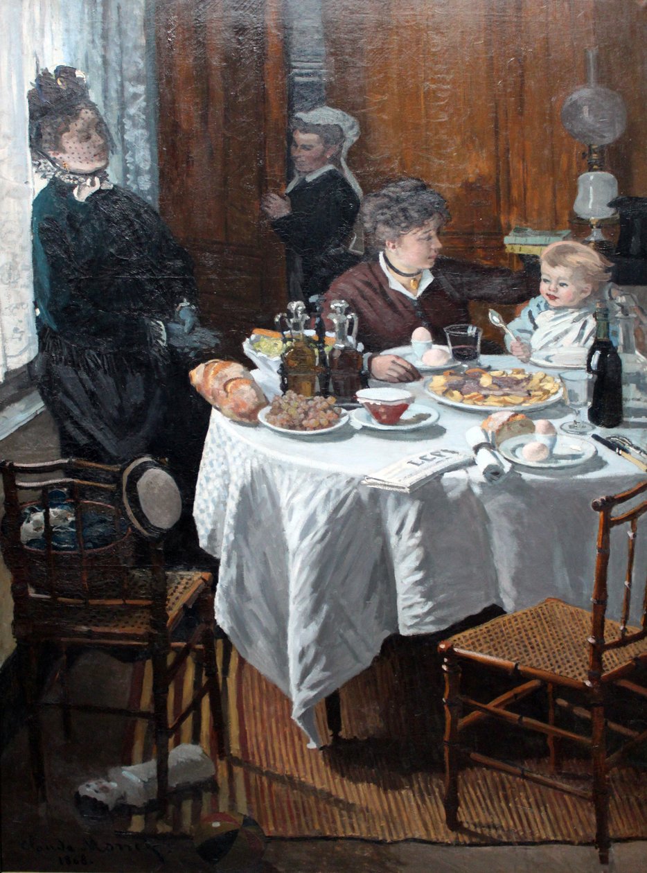 O almoço de Claude Monet