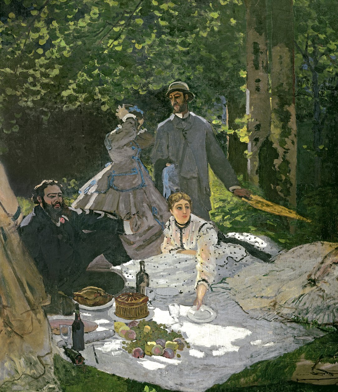 Almoço no Herb, Chailly de Claude Monet