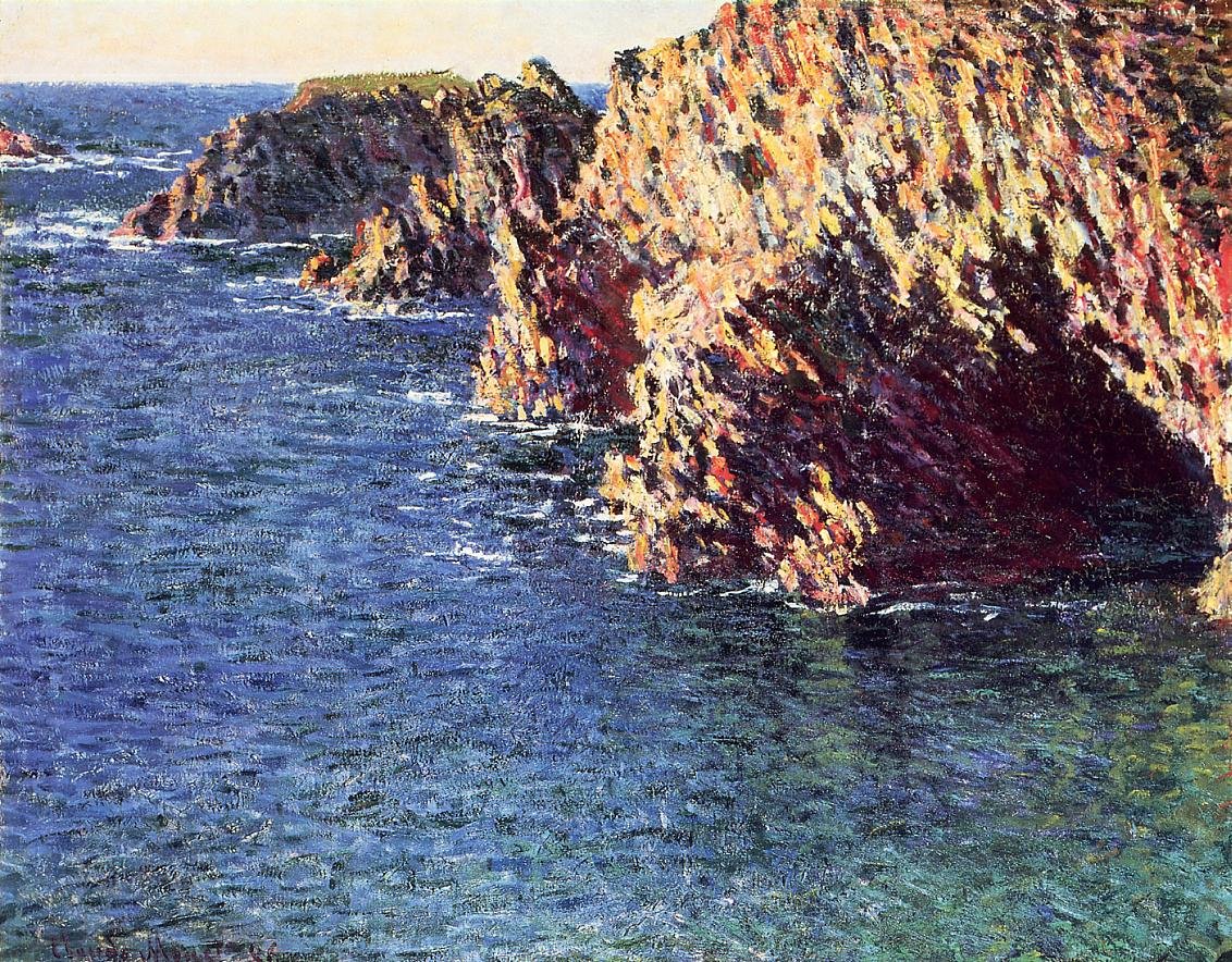 Caverna de Port-Domois de Claude Monet