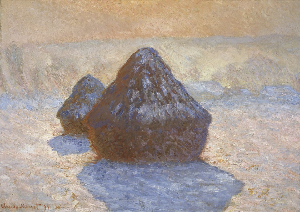 Monte De Feno - Efeito De Neve de Claude Monet