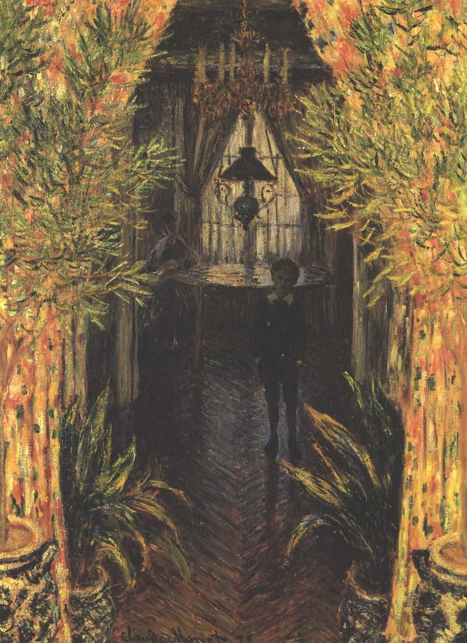 Jean Monet na casa do artista de Claude Monet