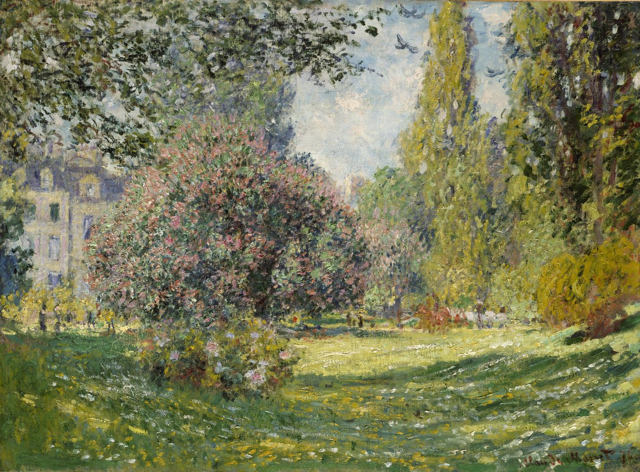 Paisagem, o Parc Monceau de Claude Monet