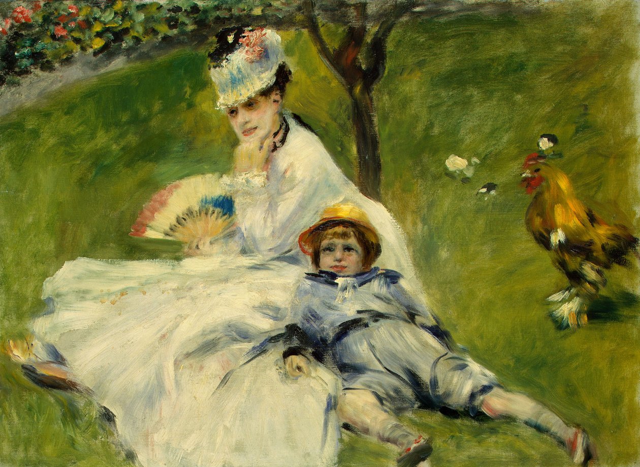 Madame Monet e seu filho de Claude Monet