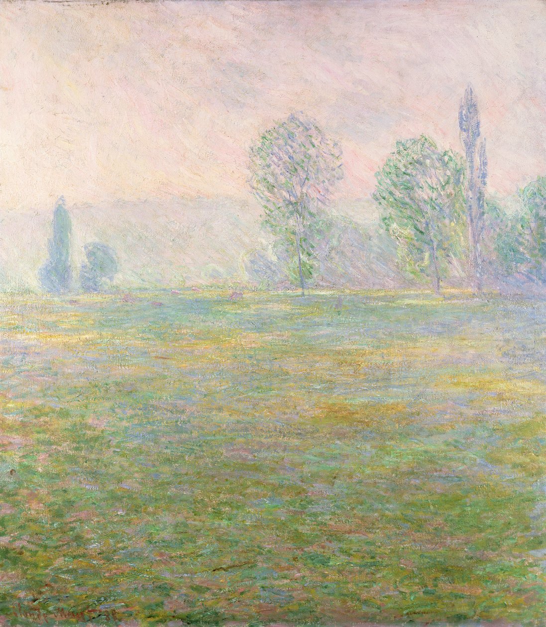 Prados em Giverny, 1888 de Claude Monet