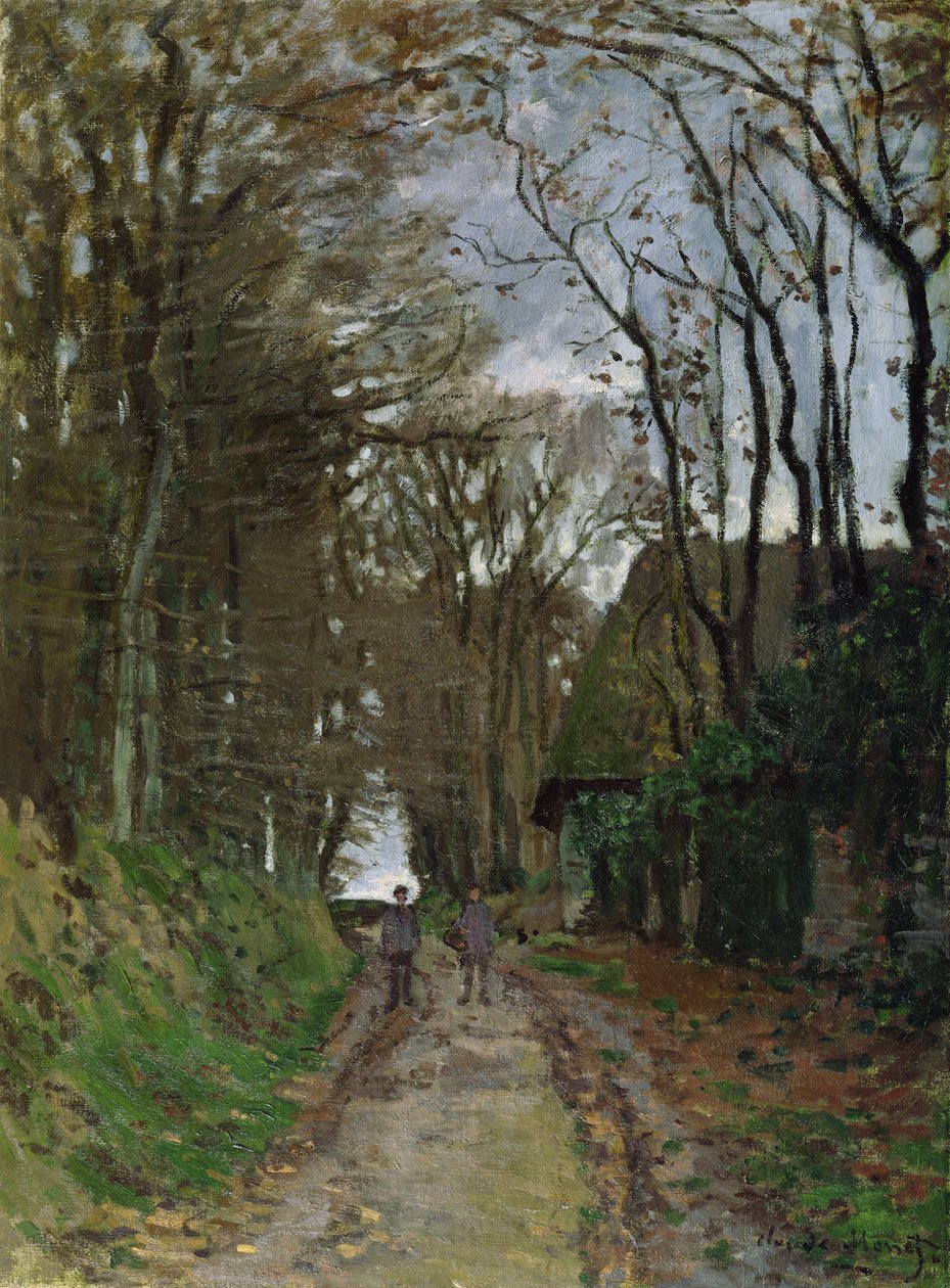 Caminho na Normandia de Claude Monet