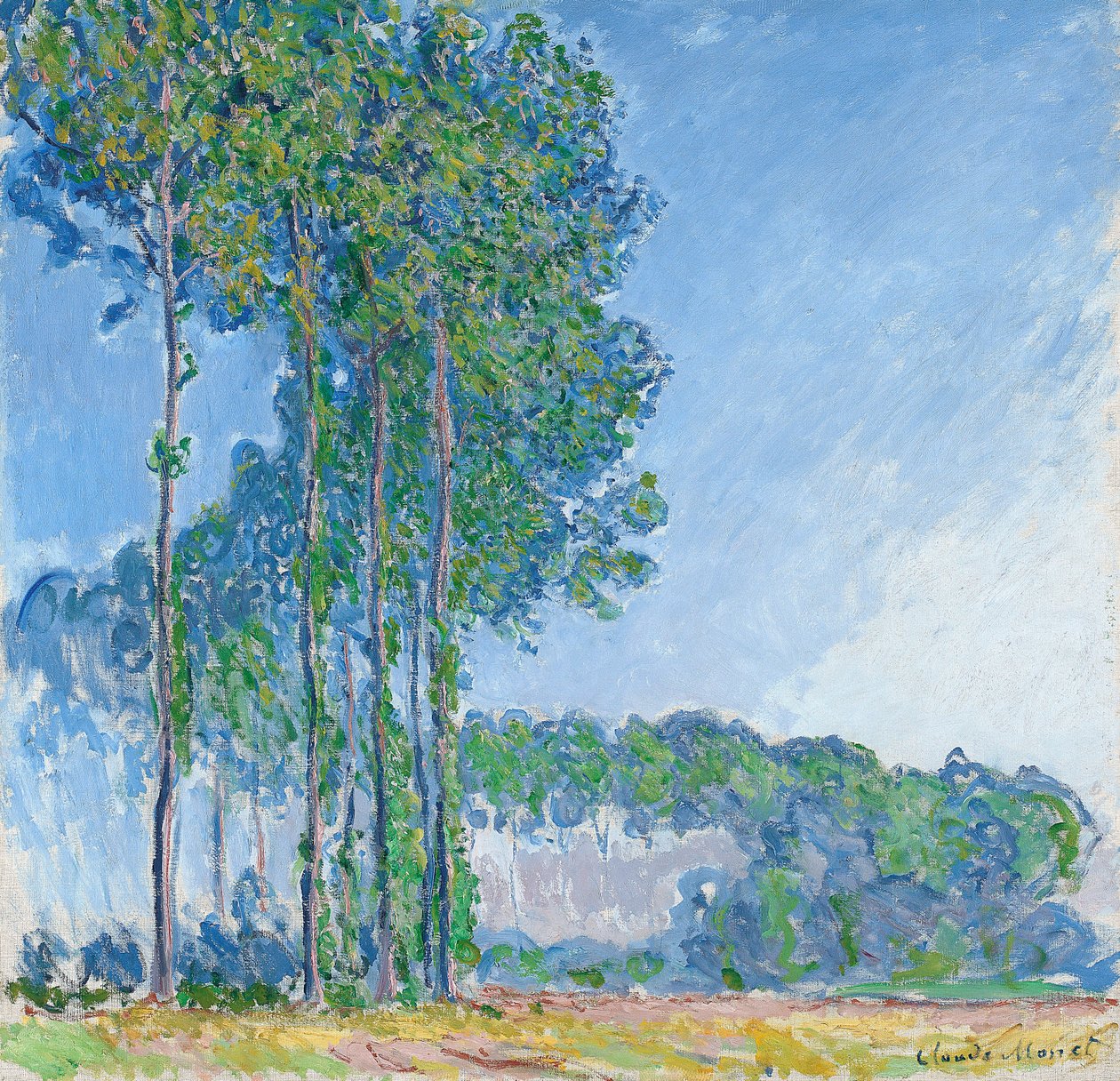 Choupos, 1891 de Claude Monet