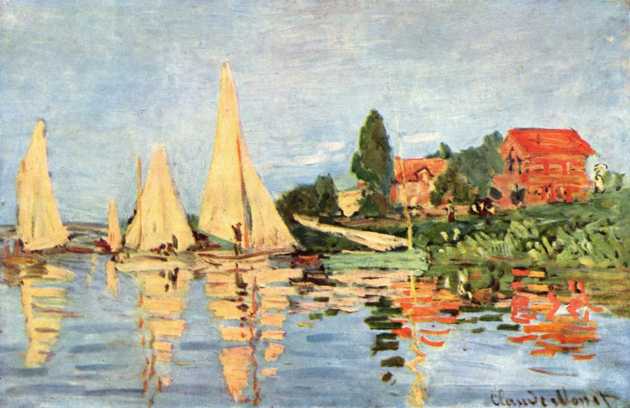 Regata em Argenteuil de Claude Monet