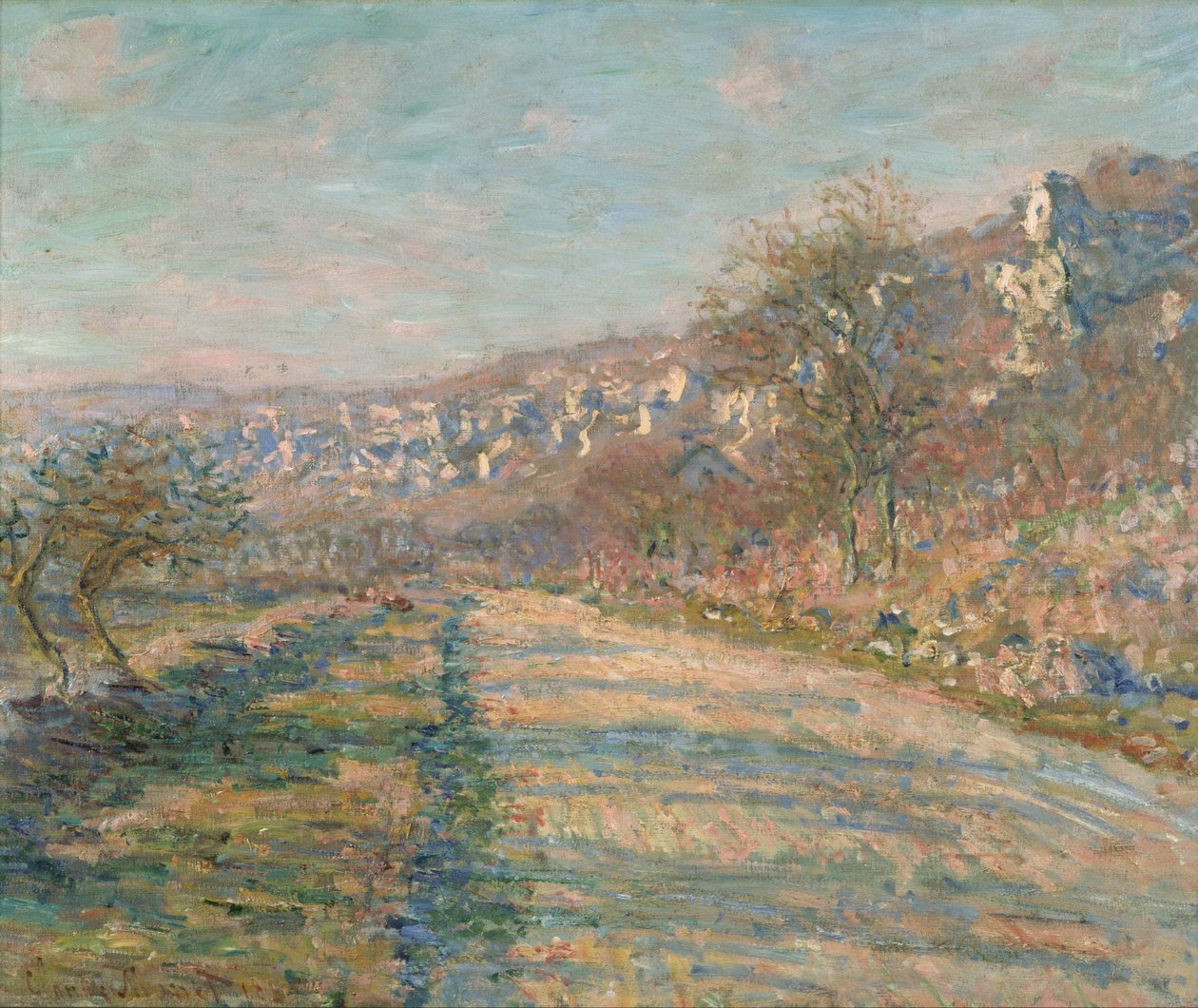 Estrada de La Roche-Guyon de Claude Monet