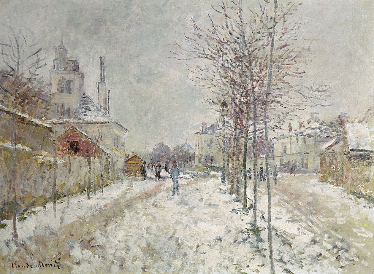 Efeito de neve de Claude Monet