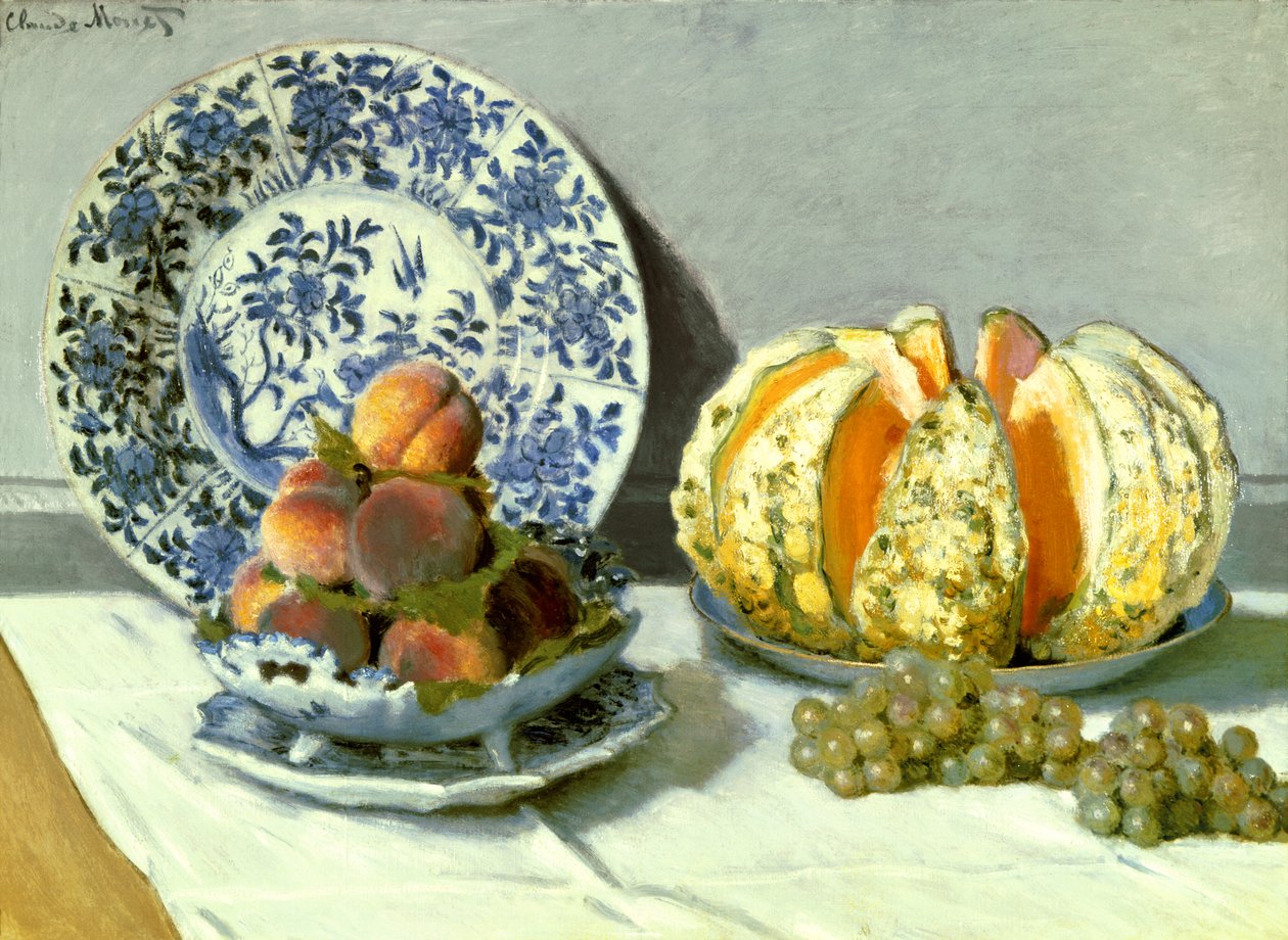 Ainda vida, 1872 de Claude Monet