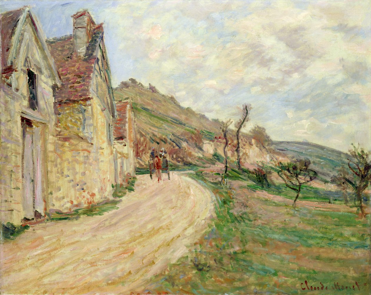 As rochas em falaise de Claude Monet