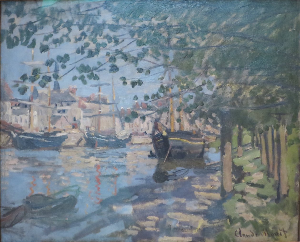 O Sena em Rouen de Claude Monet