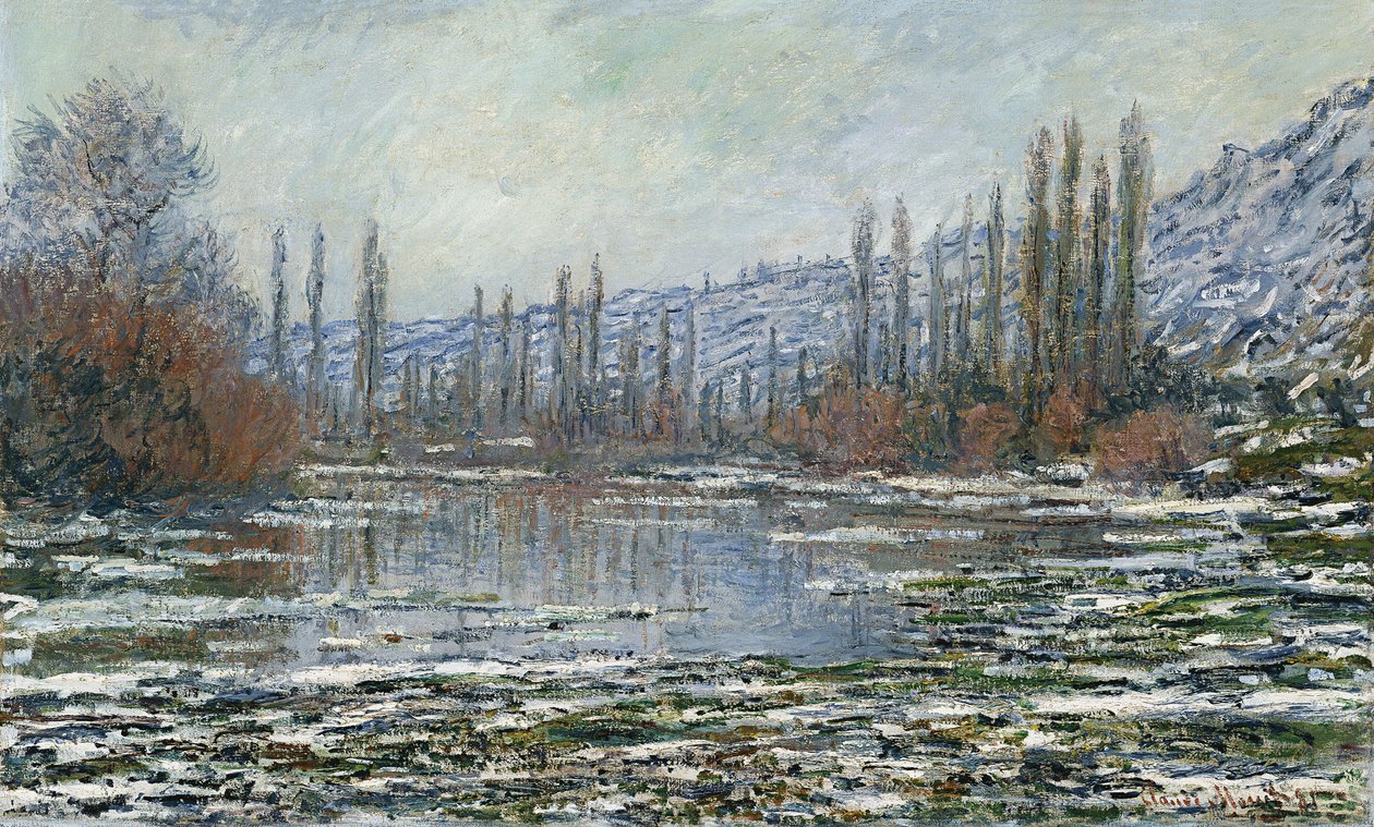 O degelo em Vetheuil de Claude Monet