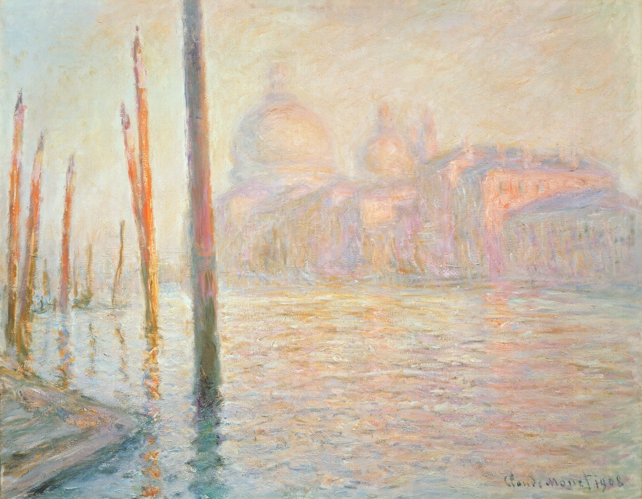 Vista de Veneza, 1908 de Claude Monet