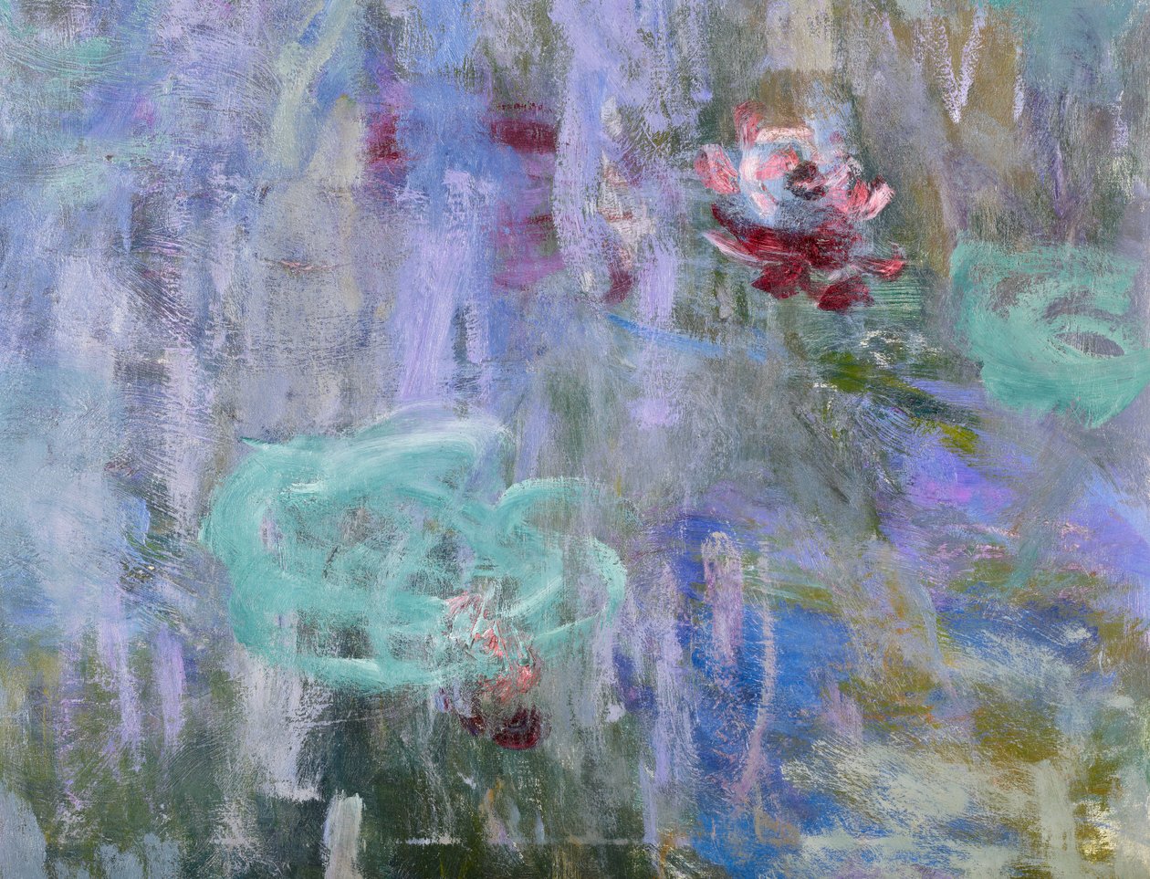 Nenúfares e Reflexos de um Salgueiro, 1916-19 (158606) de Claude Monet