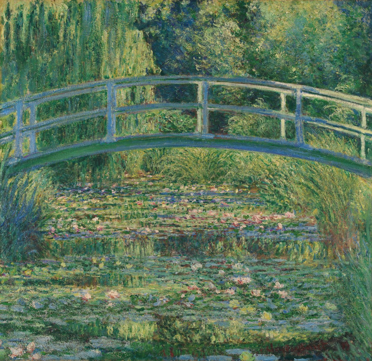 Lagoa de Waterlily, 1899 de Claude Monet