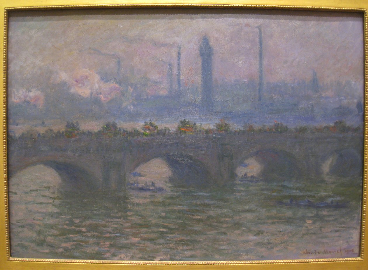 Ponte de Waterloo de Claude Monet