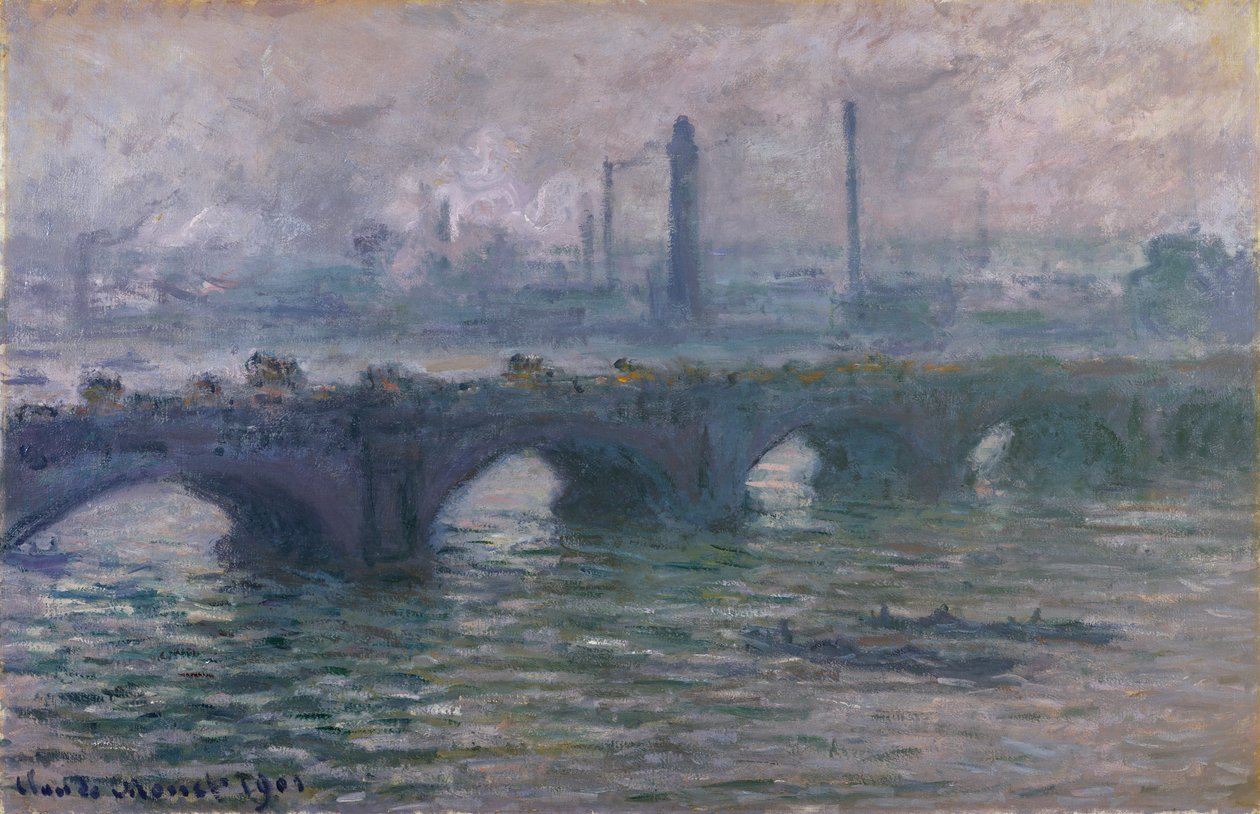 Ponte de Waterloo, 1901 de Claude Monet