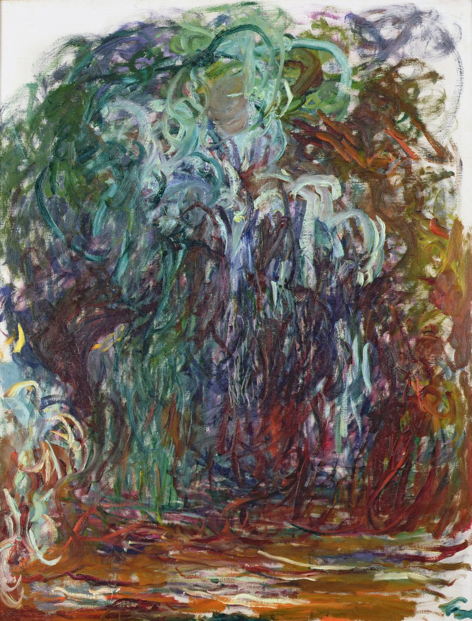 Salgueiro-chorão, 1921-22 de Claude Monet
