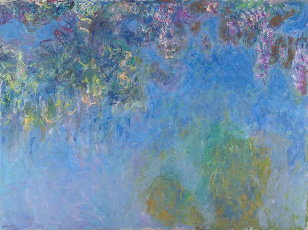 Glicínia, 1920-25 de Claude Monet