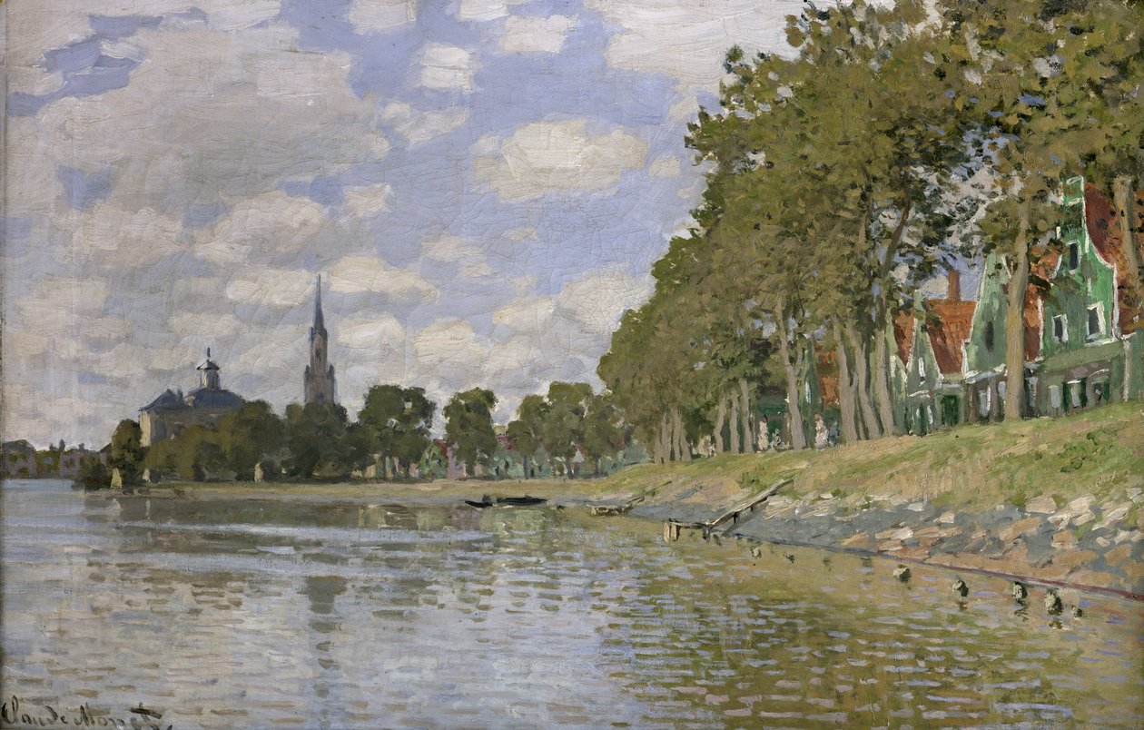 Zaandam (Holanda) 1871 de Claude Monet