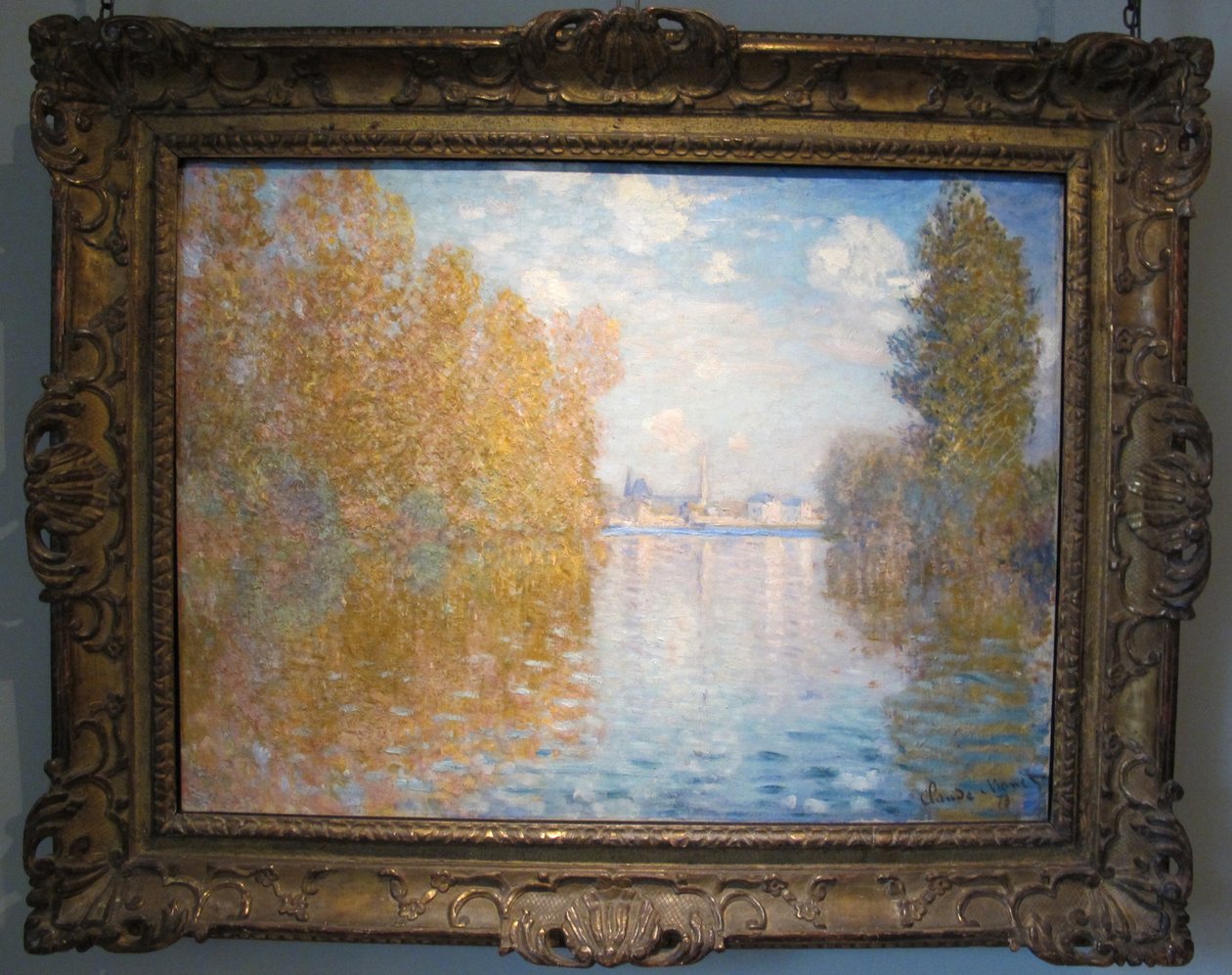efeito de outono ad argentauil de Claude Monet