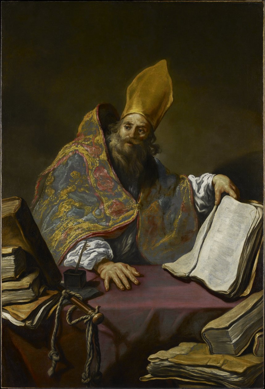 Santo Ambrósio de Claude Vignon