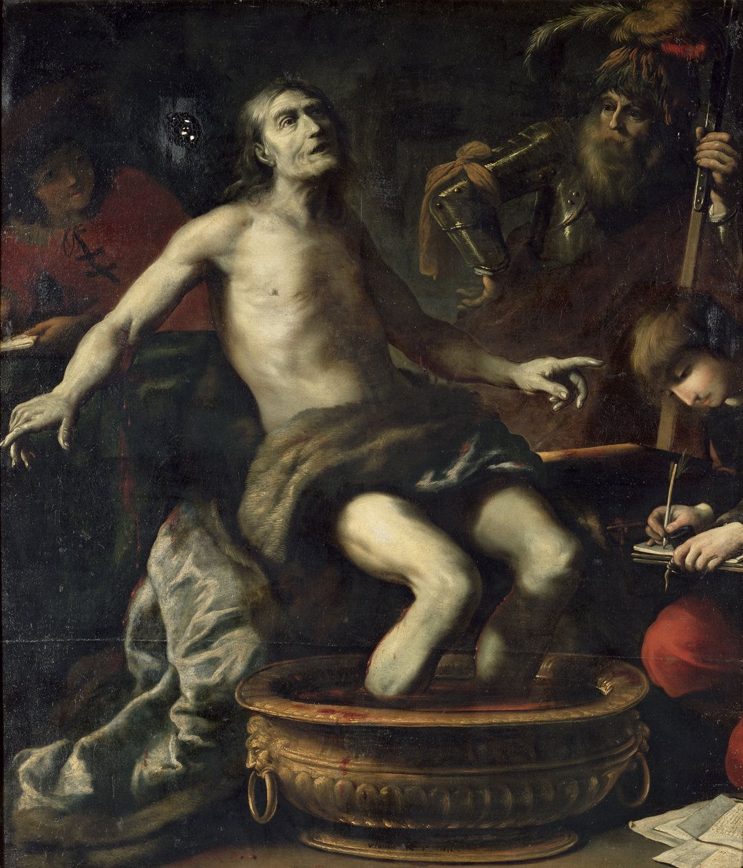 A morte de Seneca, 1633 de Claude Vignon