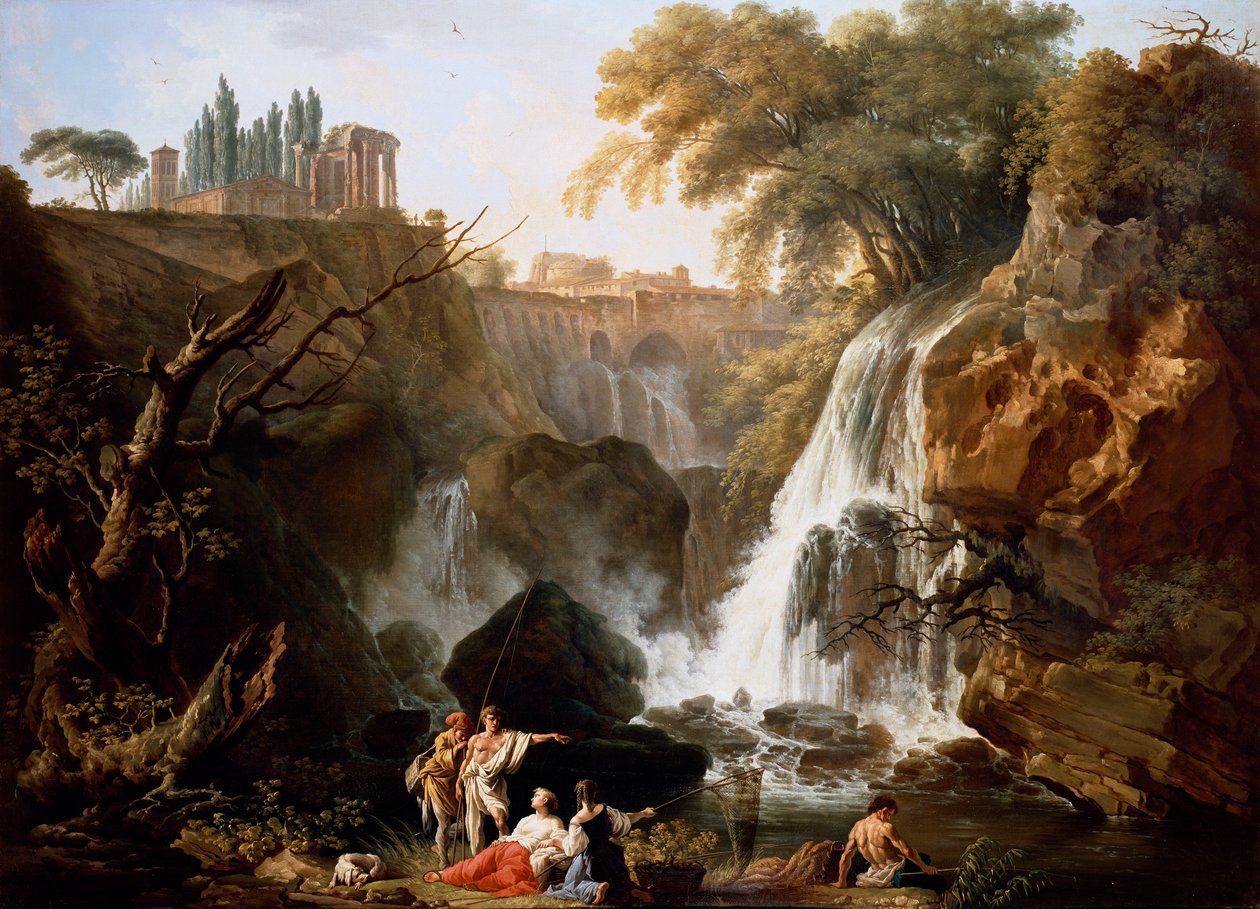 A cascata no Tivoli de Claude Joseph Vernet