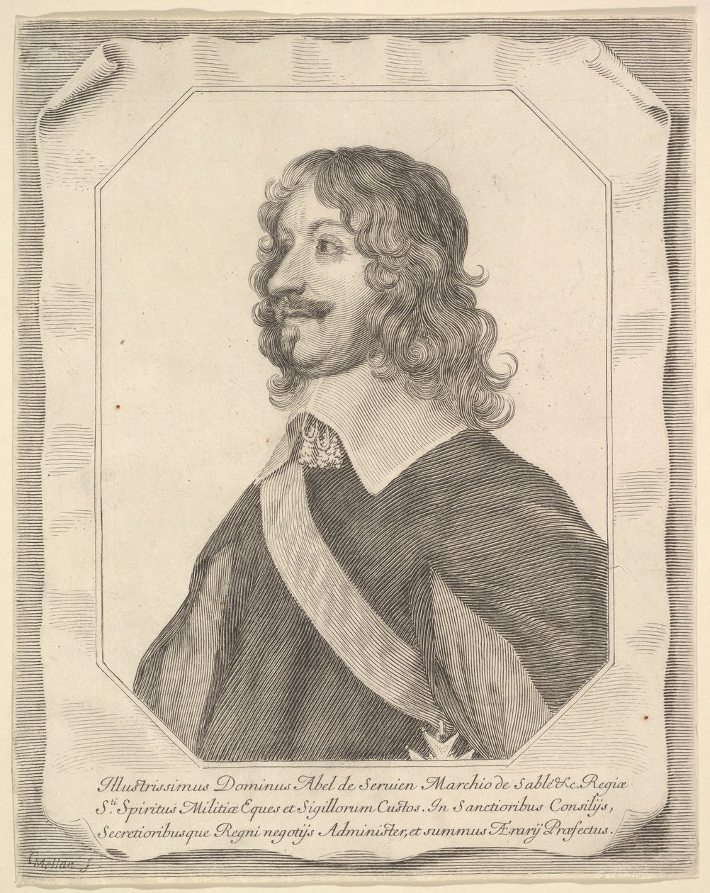 Abel Servien. de Claude Mellan