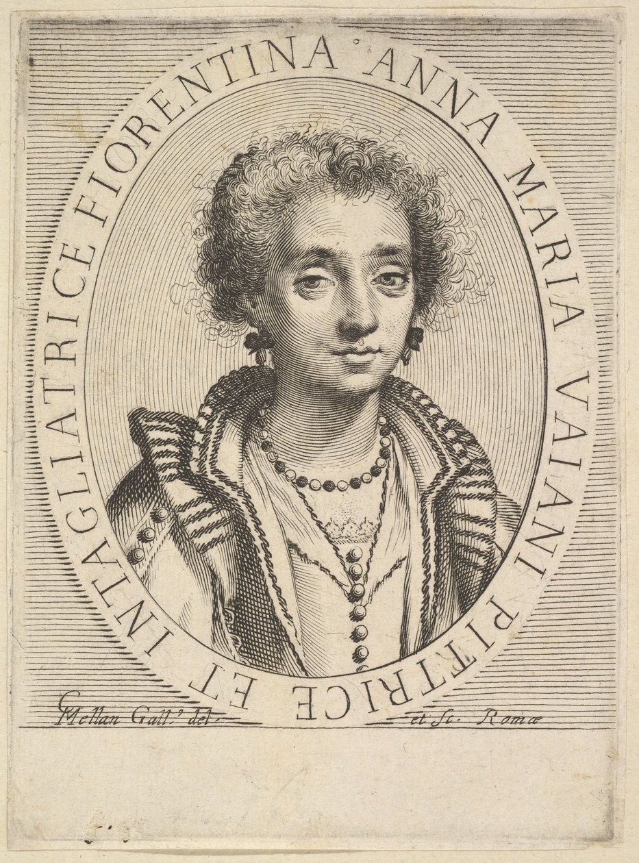 Anna Maria Vaiani, 1624-36. de Claude Mellan