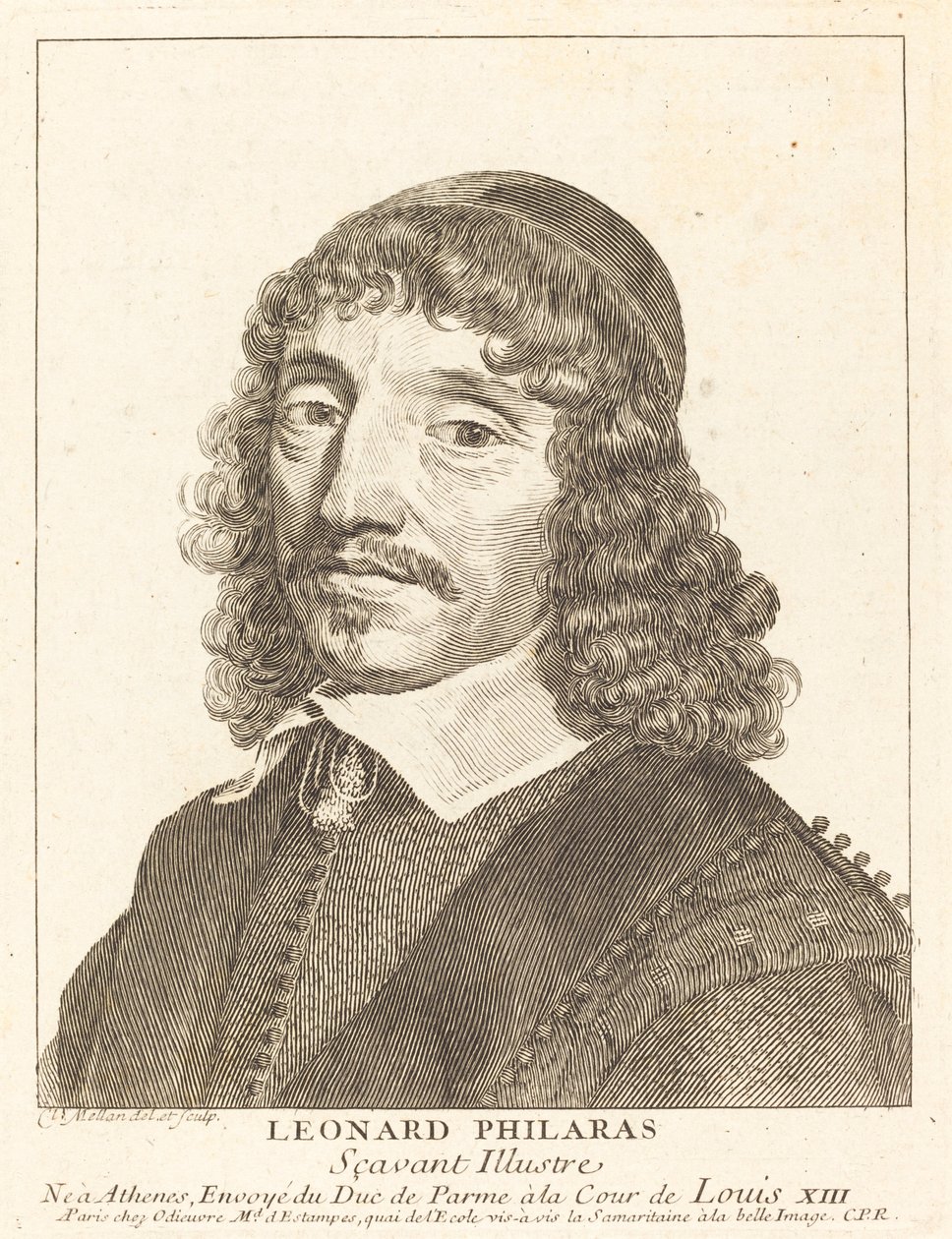 Leonardos Philaras de Claude Mellan