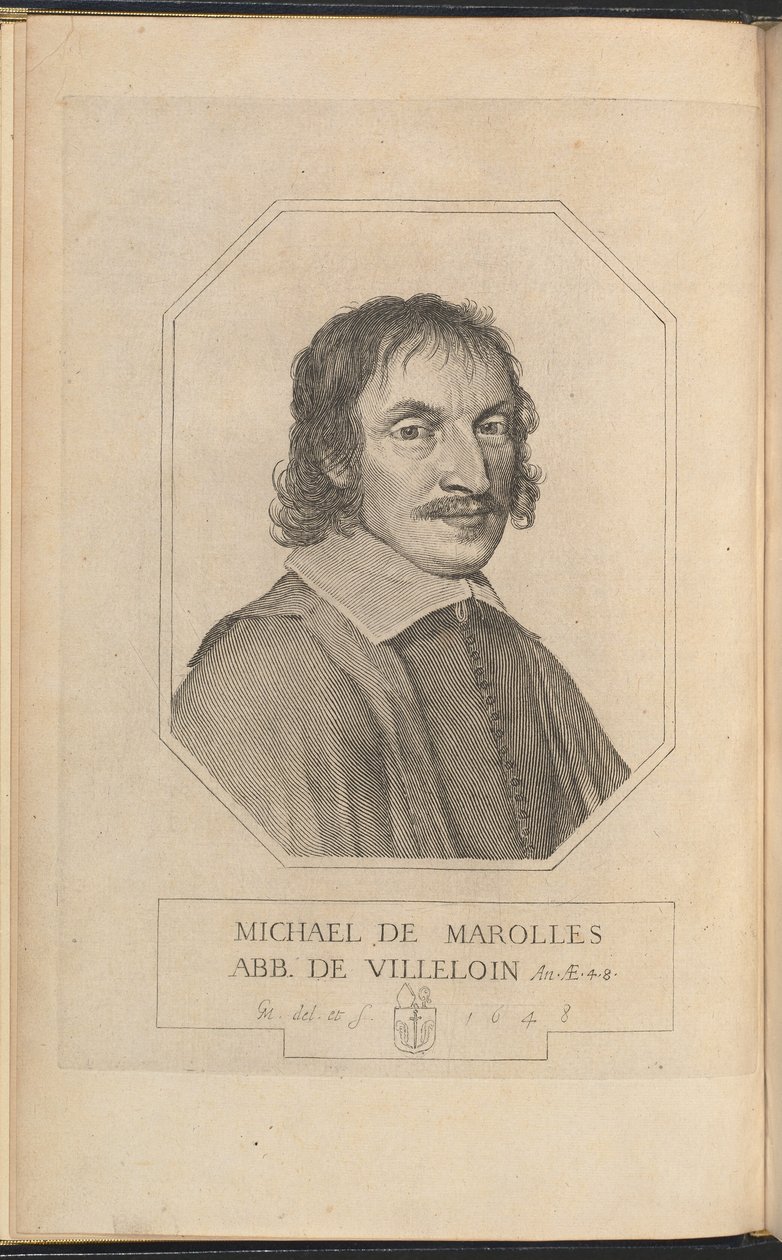 Michel de Marolles de Claude Mellan