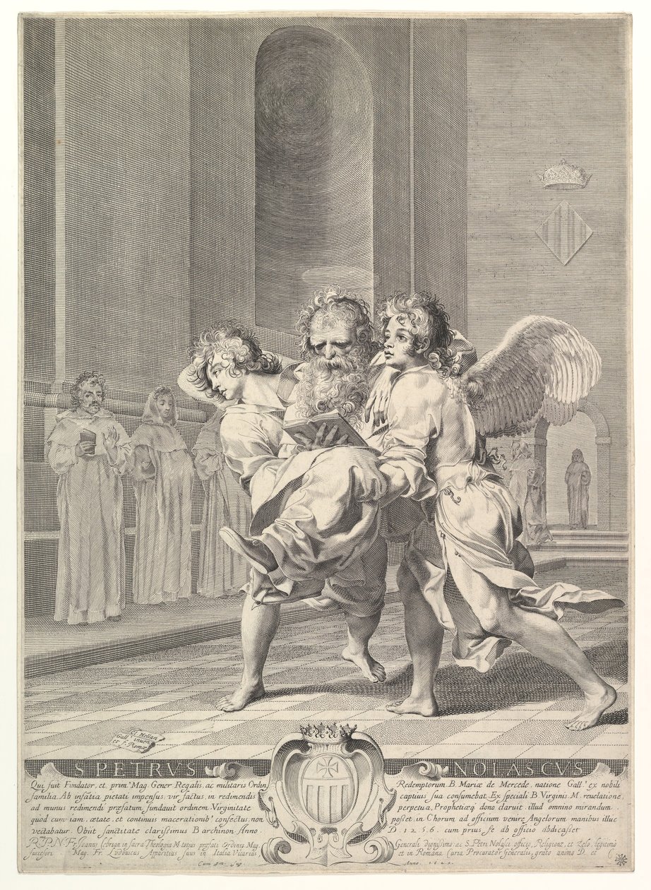 Peter Nolasque, 1627. de Claude Mellan