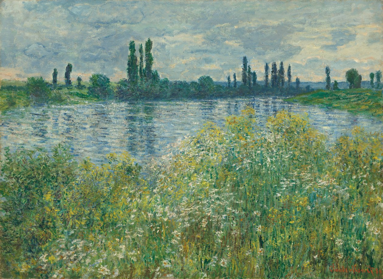 Margens do Sena, Vétheuil de Claude Monet