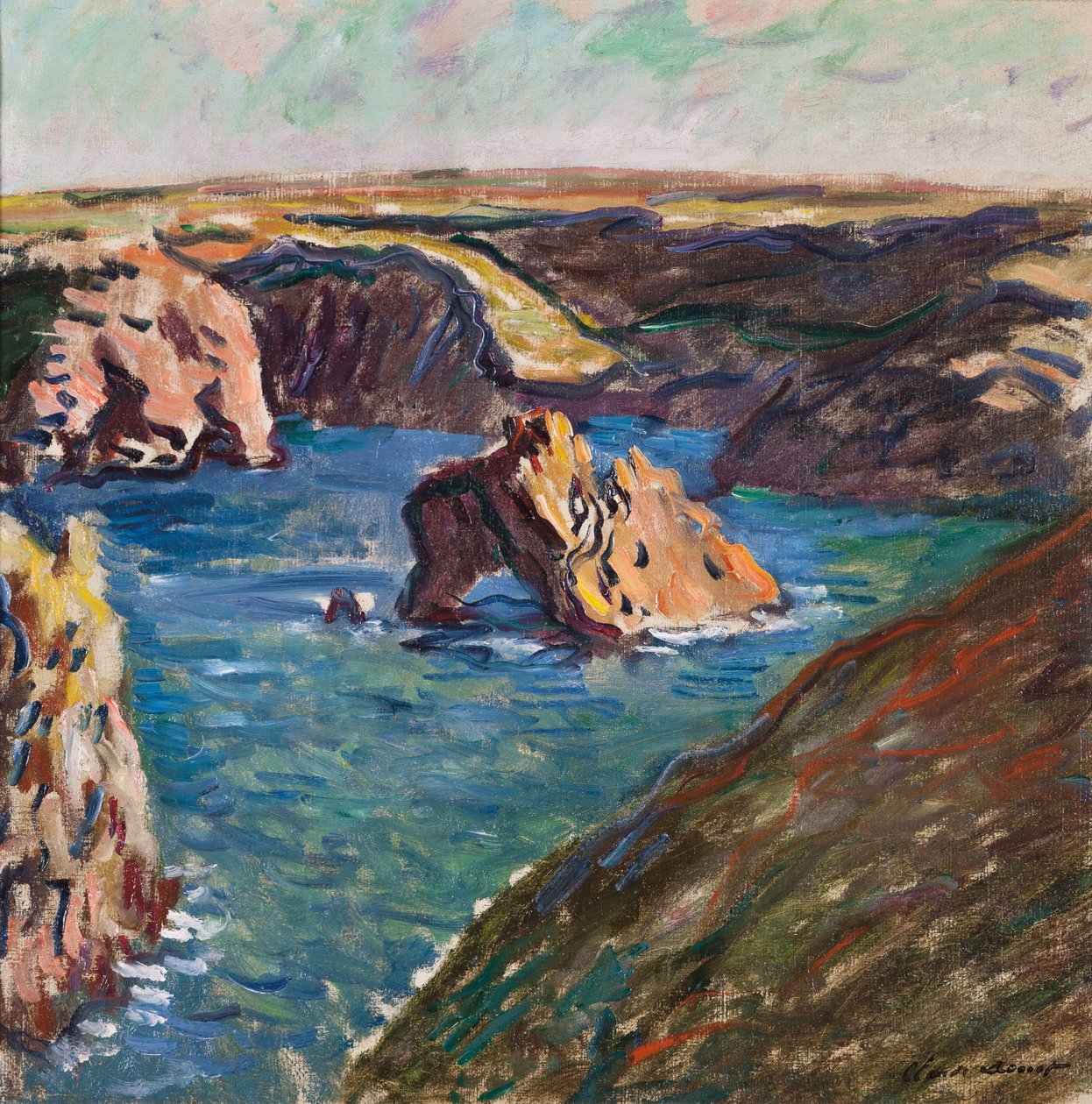Belle-Ile, 1886 de Claude Monet