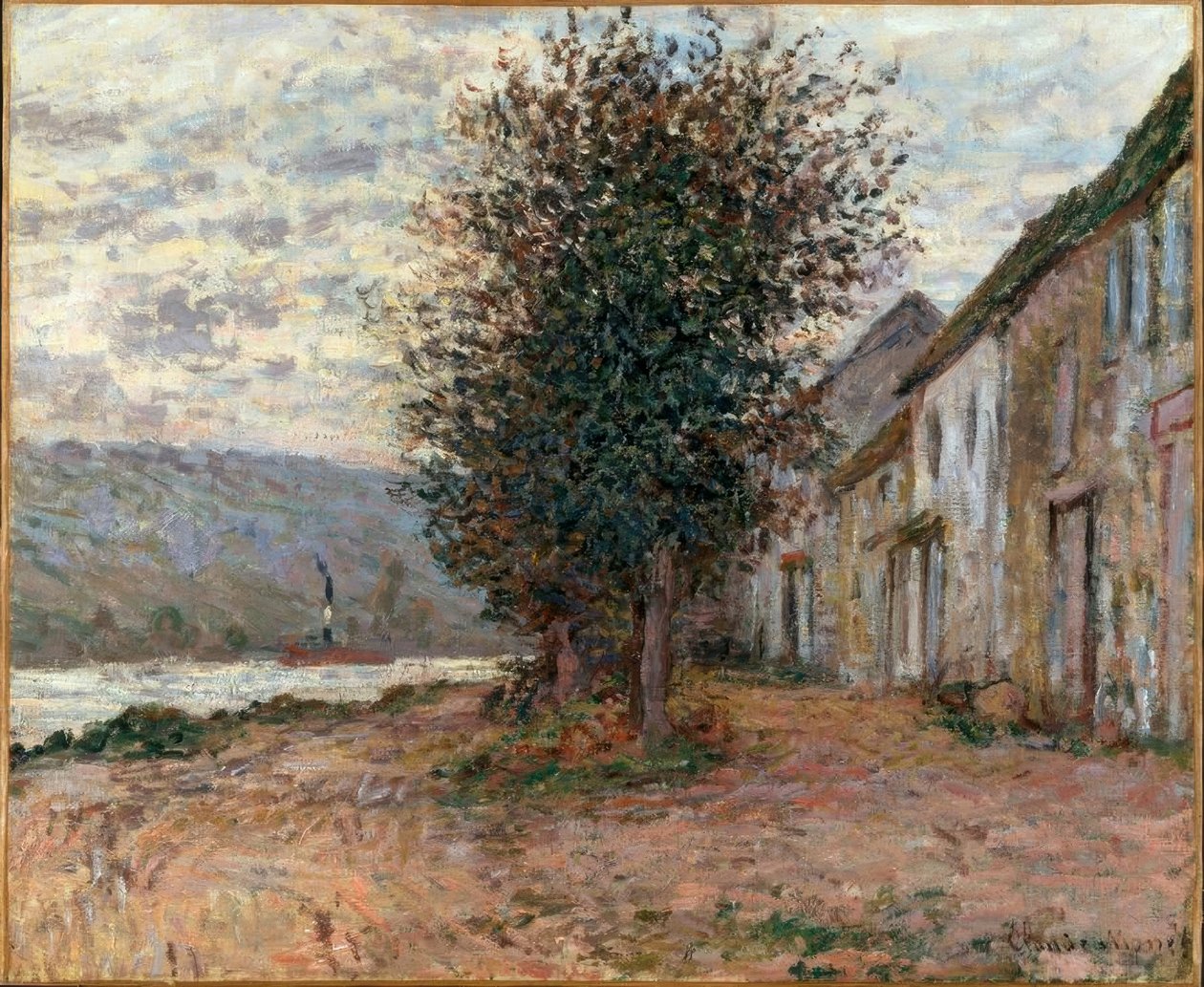 Margem do Sena em Lavacourt de Claude Monet