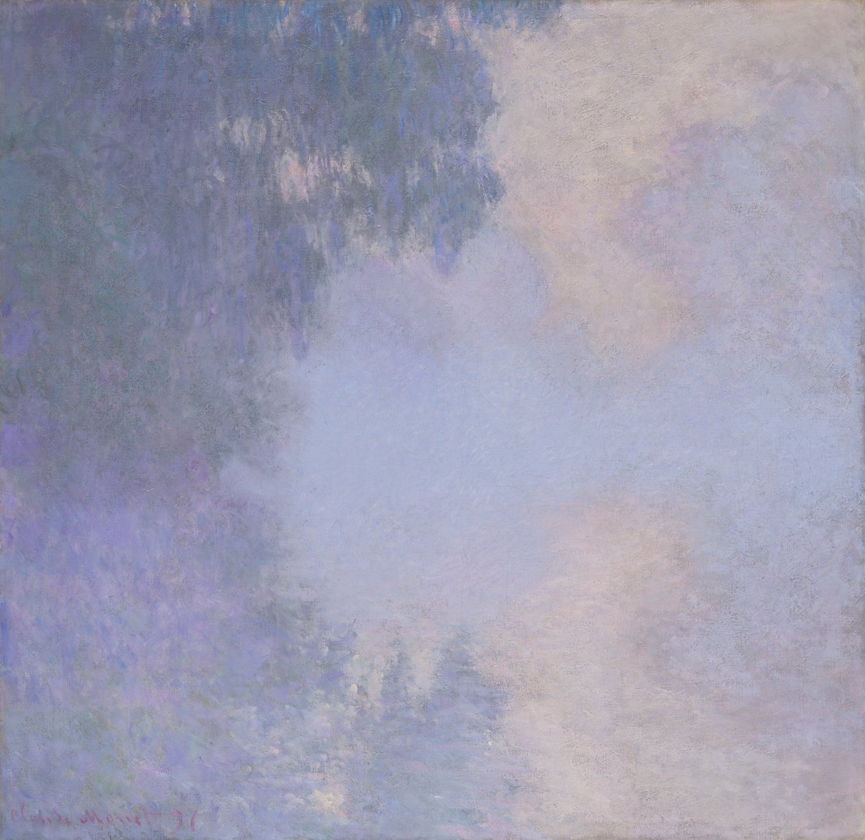 Ramo do Sena perto de Giverny (Névoa) de Claude Monet