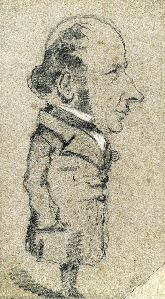 Caricatura de Eugène Marcel de Claude Monet